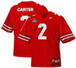 Jerseys Factory Cheap Buckeyes #2 Cris Carter Red Legends of the