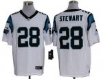 Jerseys Factory Cheap Nike Panthers #28 Jonathan Stewart White M