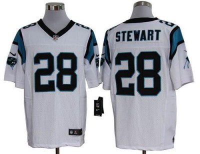 Jerseys Factory Cheap Nike Panthers #28 Jonathan Stewart White M