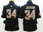 Jerseys Factory Cheap Nike Raiders #34 Bo Jackson Black Men's St