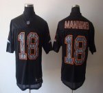 Jerseys Factory Cheap Sideline Black United Broncos #18 Peyton M