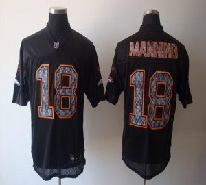 Jerseys Factory Cheap Sideline Black United Broncos #18 Peyton M