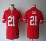 Jerseys Factory Cheap Nike 49ers #21 Frank Gore Red Team Color Y