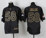 Jerseys Factory Cheap Nike Broncos #58 Von Miller Black Gold No.