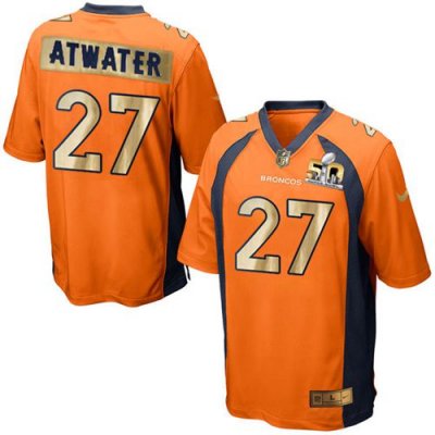 Jerseys Factory Cheap Nike Broncos #27 Steve Atwater Orange Team