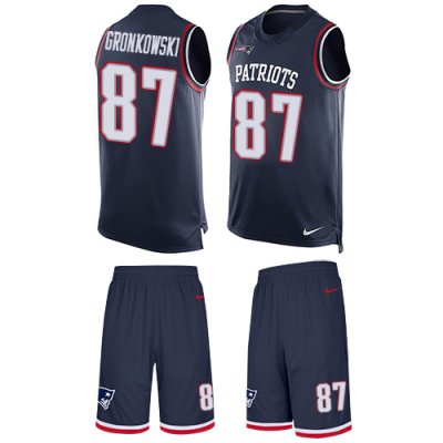 Jerseys Factory Cheap Nike Patriots #87 Rob Gronkowski Navy Blue