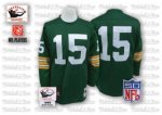 Jerseys Factory Cheap Mitchell & Ness Packers #15 Bart Starr Gre