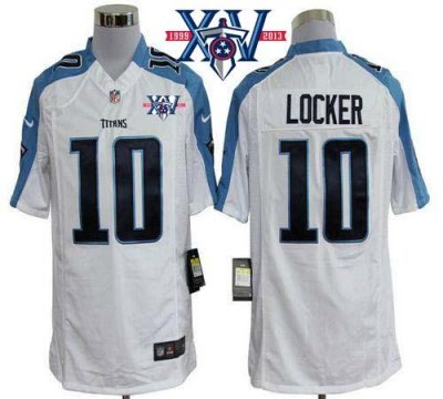 Jerseys Factory Cheap Nike Titans #10 Jake Locker White With 15t