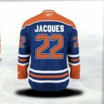 Jerseys Factory Cheap Oilers #22 Jean-Francois Embroidered Light