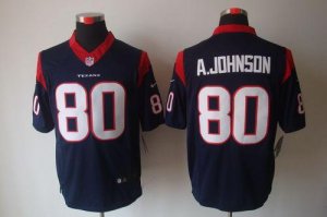 Jerseys Factory Cheap Nike Texans #80 Andre Johnson Navy Blue Te