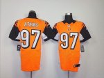 Jerseys Factory Cheap Nike Bengals #97 Geno Atkins Orange Altern