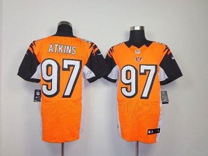 Jerseys Factory Cheap Nike Bengals #97 Geno Atkins Orange Altern