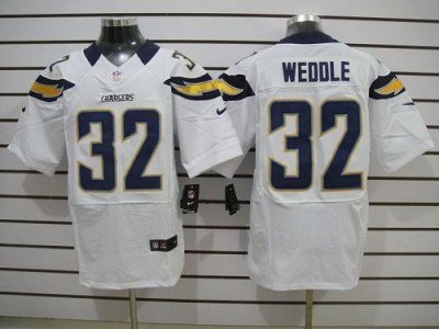 Jerseys Factory Cheap Nike Chargers #32 Eric Weddle White Men's