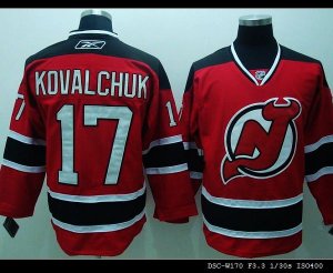 Jerseys Factory Cheap Devils #17 Ilya Kovalchuk Embroidered Red