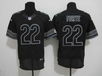 Jerseys Factory Cheap Nike Bears #22 Matt Forte Black Shadow Men
