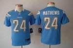 Jerseys Factory Cheap Nike Chargers #24 Ryan Mathews Electric Bl