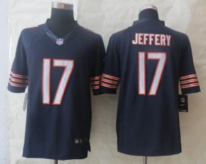 Jerseys Factory Cheap Nike Bears #17 Alshon Jeffery Navy Blue Te