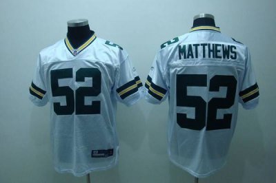 Jerseys Factory Cheap Packers #52 Clay Matthews White Stitched N