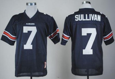 Jerseys Factory Cheap Tigers #7 Pat Sullivan Blue Throwback Embr