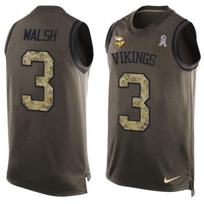 Jerseys Factory Cheap Nike Vikings #3 Blair Walsh Green Men's St