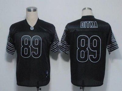 Jerseys Factory Cheap Bears #89 Mike Ditka Black Shadow Stitched