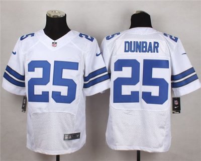 Jerseys Factory Cheap Nike Cowboys #25 Lance Dunbar White Men's