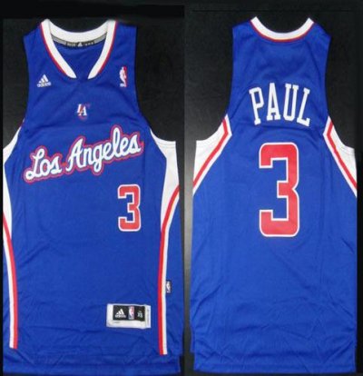 Jerseys Factory Cheap Clippers #3 Chris Paul Blue Revolution 30