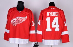 Jerseys Factory Cheap Red Wings #14 Gustav Nyquist Red Embroider