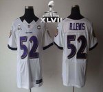Jerseys Factory Cheap Nike Ravens #52 Ray Lewis White Super Bowl