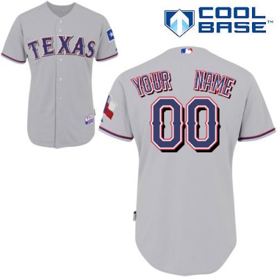 Jerseys Factory Cheap Rangers Customized Authentic Grey Cool Bas