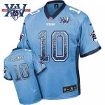 Jerseys Factory Cheap Nike Titans #10 Jake Locker Light Blue Tea