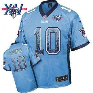 Jerseys Factory Cheap Nike Titans #10 Jake Locker Light Blue Tea