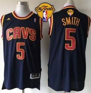 Jerseys Factory Cheap Revolution 30 Cavaliers #5 J.R. Smith Navy