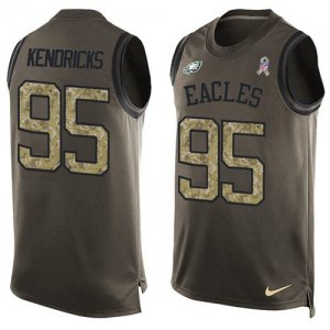 Jerseys Factory Cheap Nike Eagles #95 Mychal Kendricks Green Men