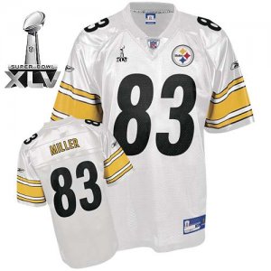 Jerseys Factory Cheap Steelers #83 Heath Miller White Super Bowl