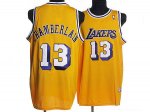 Jerseys Factory Cheap Mitchell and Ness Lakers #13 Wilt Chamberl