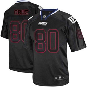 Jerseys Factory Cheap Giants #80 Victor Cruz Lights Out Black Em