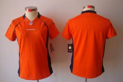 Jerseys Factory Cheap Nike Broncos Blank Orange Team Color Women
