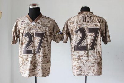 Jerseys Factory Cheap Nike Ravens #27 Ray Rice Camo Men's Embroi