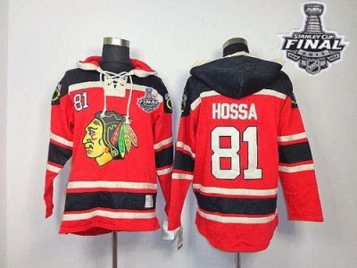 Jerseys Factory Cheap Blackhawks #81 Marian Hossa Red Sawyer Hoo