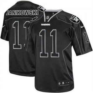 Jerseys Factory Cheap Nike Raiders #11 Sebastian Janikowski Ligh