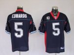 Jerseys Factory Cheap Bills #5 Trent Edwards Dark Blue Stitched