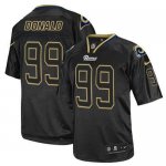 Jerseys Factory Cheap Nike Rams #99 Aaron Donald Lights Out Blac
