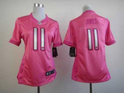 Jerseys Factory Cheap Nike Falcons #11 Julio Jones Pink Women's