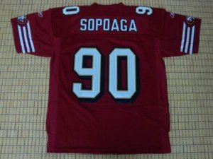 Jerseys Factory Cheap 49ers Isaac Sopoaga #90 Stitched Red NFL J