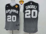 Jerseys Factory Cheap Spurs #20 Manu Ginobili Black Resonate Fas