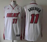 Jerseys Factory Cheap Heat #11 Chris Andersen White Stitched NBA