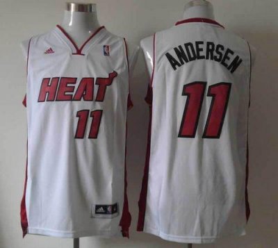 Jerseys Factory Cheap Heat #11 Chris Andersen White Stitched NBA
