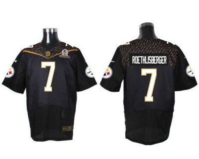 Jerseys Factory Cheap Nike Steelers #7 Ben Roethlisberger Black