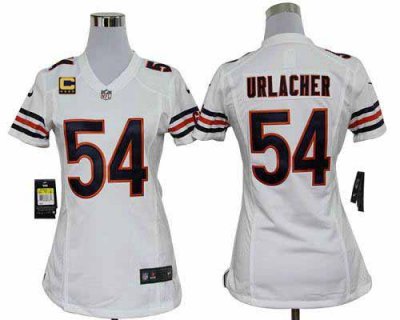 Jerseys Factory Cheap Nike Bears #54 Brian Urlacher White With C